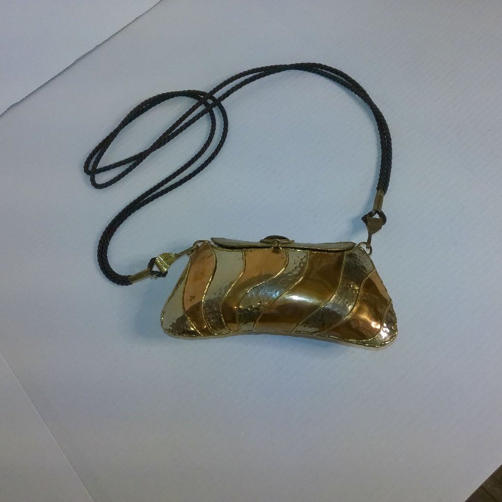 Purse/Shoulder Bag Brass and Copper